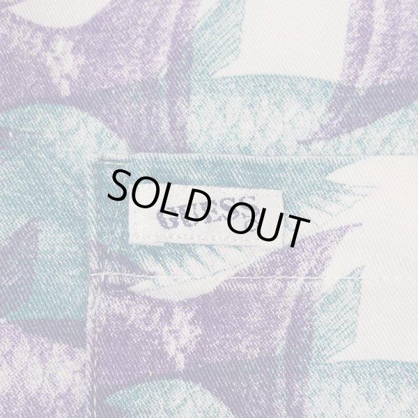 画像3: 90's GUESS S/S 総柄 レギュラーカラーシャツ "MADE IN USA" (3)