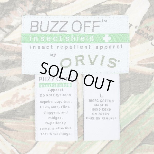 画像2: 00's BUZZ OFF by ORVIS リアルツリーカモ柄 フィールドシャツ (2)