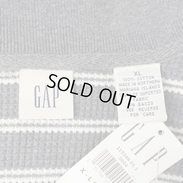 画像2: Early 00's OLD GAP ハーフジップ プルオーバーシャツ "DEADSTOCK" (2)