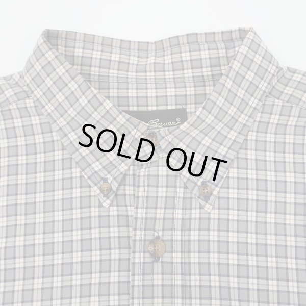 画像3: 00's Eddie Bauer ボタンダウンシャツ "Gray Plaid" (3)