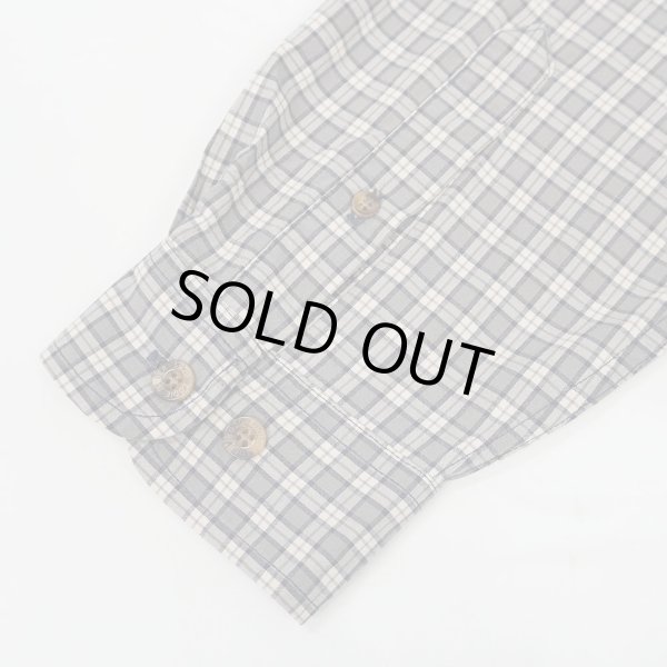 画像4: 00's Eddie Bauer ボタンダウンシャツ "Gray Plaid" (4)