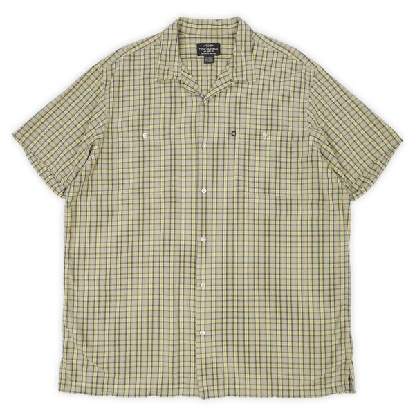 画像1: 90-00's POLO JEANS S/S コットンオープンカラーシャツ (1)