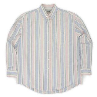 Brooks Brothers ストライプ柄 マチ付きボタンダウンシャツ
