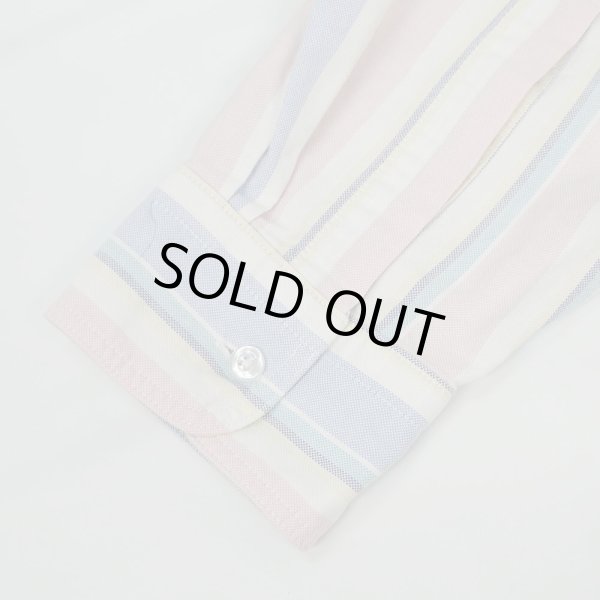 画像4: 90's L.L.Bean マルチストライプ柄 ボタンダウンシャツ "MADE IN USA / Oxford" (4)