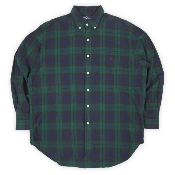 画像1: 90's Polo Ralph Lauren ボタンダウンシャツ "MARLOWE" (1)