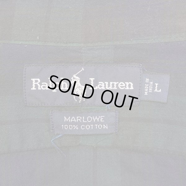 画像2: 90's Polo Ralph Lauren ボタンダウンシャツ "MARLOWE" (2)