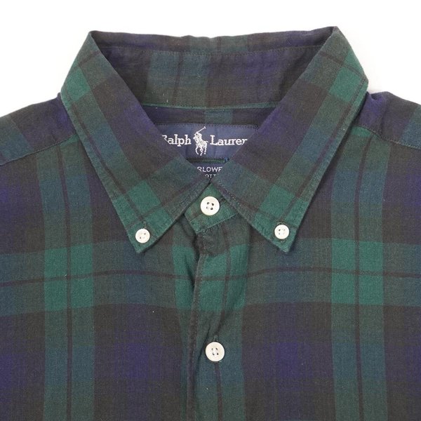 画像4: 90's Polo Ralph Lauren ボタンダウンシャツ "MARLOWE" (4)