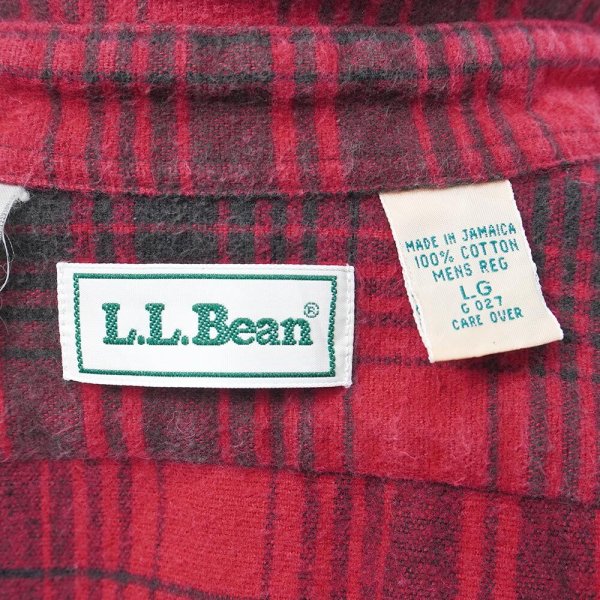画像2: 90's L.L.Bean シャモアクロス ワークシャツ “Ombre Plaid” (2)