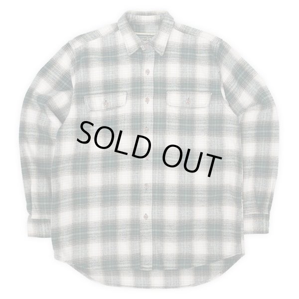画像1: 00's FIELD & STREAM ヘビーネルシャツ "Ombre Plaid" (1)