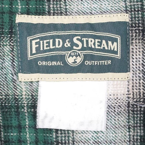 画像2: 00's FIELD & STREAM ヘビーネルシャツ "Ombre Plaid" (2)