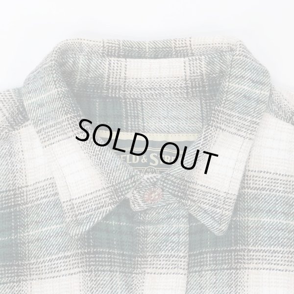画像3: 00's FIELD & STREAM ヘビーネルシャツ "Ombre Plaid" (3)
