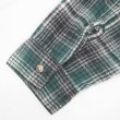 画像5: 90's FIVE BROTHER ヘビーネルシャツ "MADE IN USA / Green Plaid" (5)