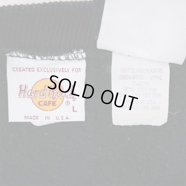 画像2: 90's Hard Rock CAFE ロゴ刺繍 スウェット "MADE IN USA" (2)