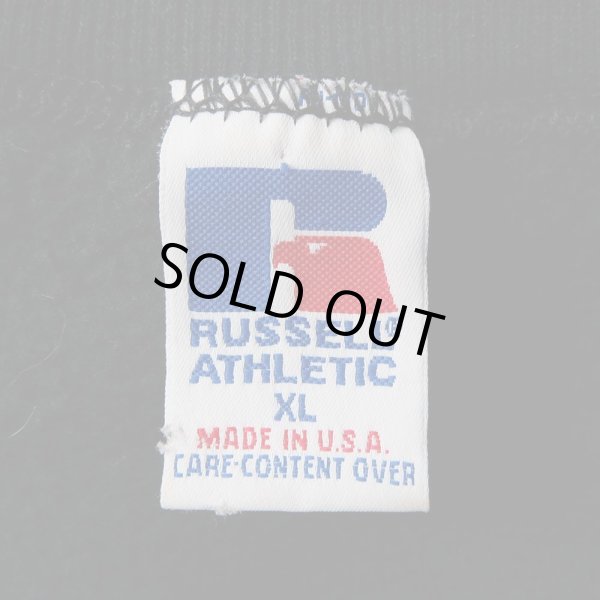 画像2: 90's RUSSELL カレッジプリント スウェット "MADE IN USA" (2)