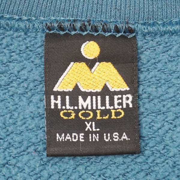画像2: 80's MILLER ボーダー柄 スウェット "MADE IN USA" (2)