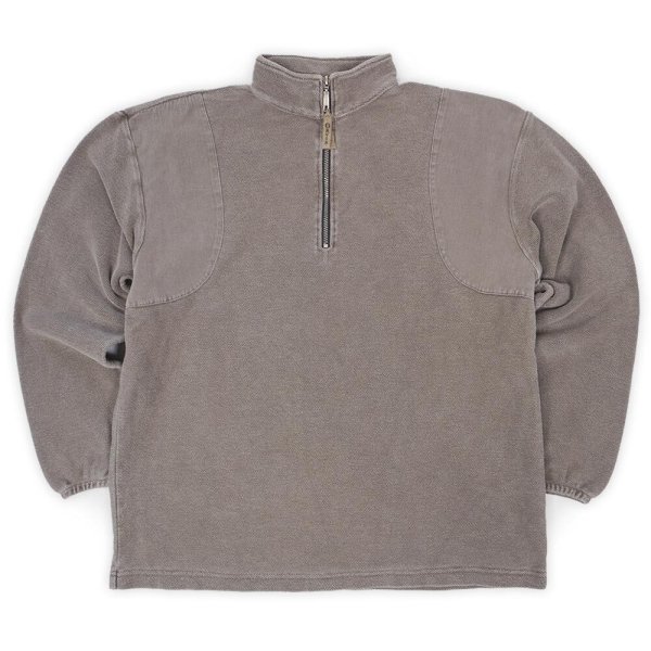 画像1: 90's ORVIS ハーフジップ コットンピケスウェット “MADE IN USA” (1)