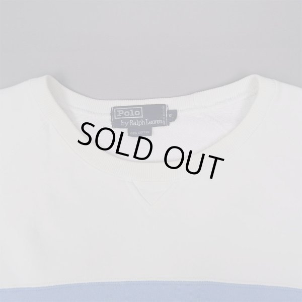 画像4: 90’s POLO RALPH LAUREN カラーブロックスウェット (4)