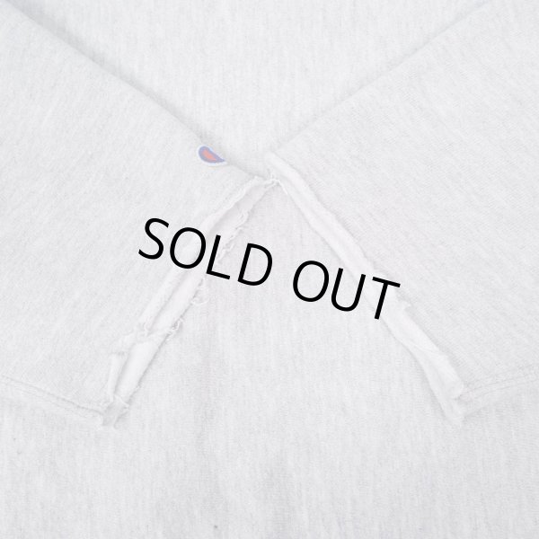 画像4: 90's Champion カットオフ リバースウィーブ パーカー "目付き / MADE IN USA" (4)