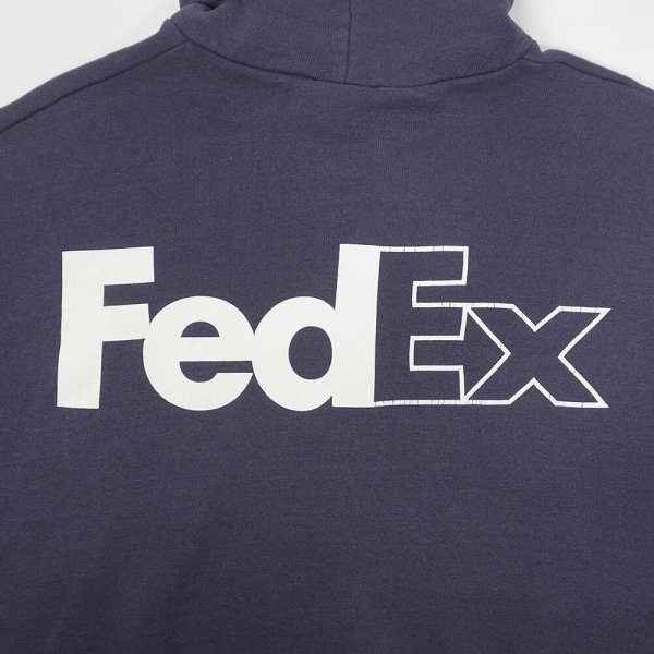 画像3: 90-00's FedEx フルジップ スウェットパーカー "Lee body" (3)