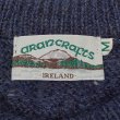 画像2: 90's Arancrafts フィッシャーマンセーター "Navy / MADE IN IRELAND" (2)