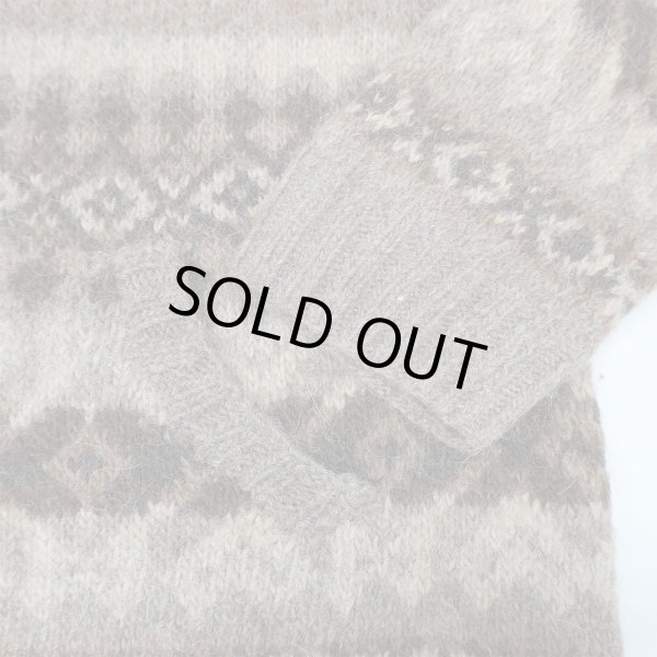 画像4: 90's LAUREN RALPH LAUREN フルジップ ウールニット "EXCLUSIVE HAND KNIT" (4)