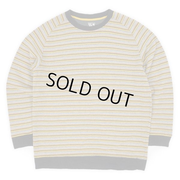 画像1: 00's MOUNTAIN HARDWEAR マルチボーダー柄 ウールニット (1)