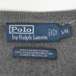 画像2: 90-00's Polo Ralph Lauren コットンニット "GRAY" (2)