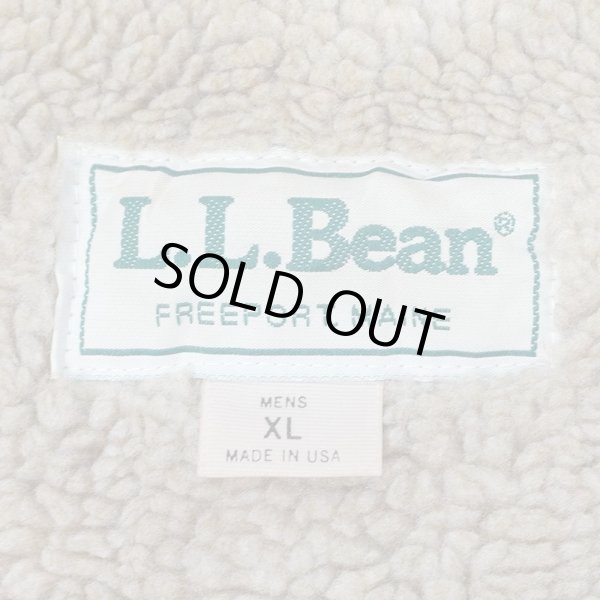 画像2: 90's L.L.Bean ボアライナー ウールベスト "MADE IN USA" (2)