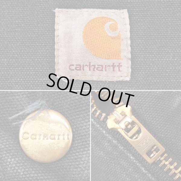 画像4: 00's Carhartt ダブルニー ペインターパンツ "BLACK / W40 L30" (4)