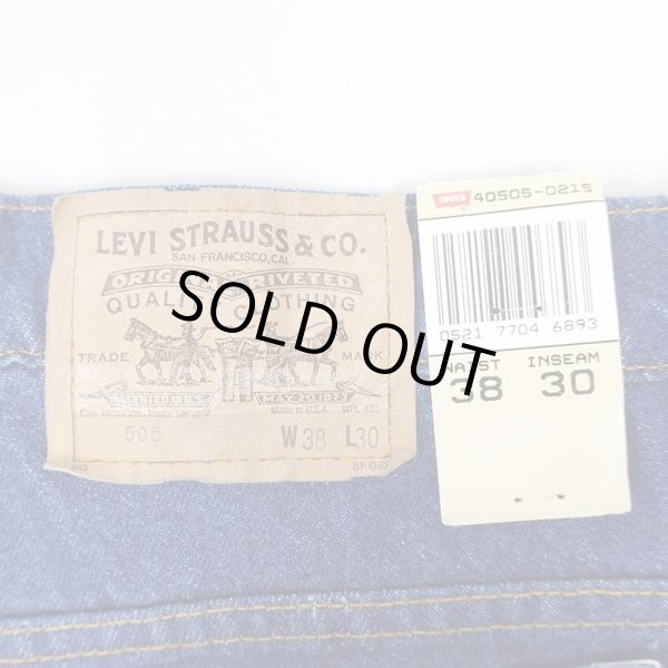 画像3: Early 90's Levi's 505 デニムパンツ "MADE IN USA / DEADSTOCK / W38 L30" (3)
