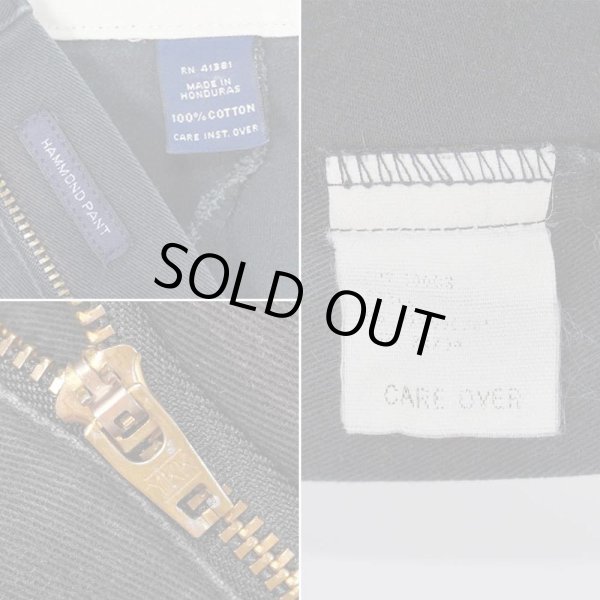 画像4: 90's Polo Ralph Lauren 2タック チノトラウザー “HAMMOND PANT / BLACK” (4)