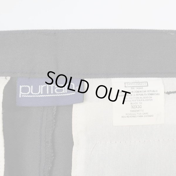 画像3: 90's Puritan 2タック チノトラウザー "BLACK" (3)