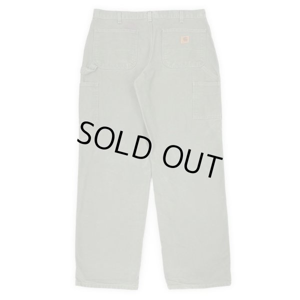 画像2: 00's Carhartt ダックペインターパンツ "MOSS GREEN" (2)