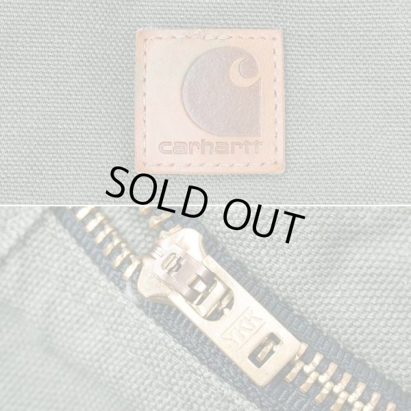 画像4: 00's Carhartt ダックペインターパンツ "MOSS GREEN" (4)
