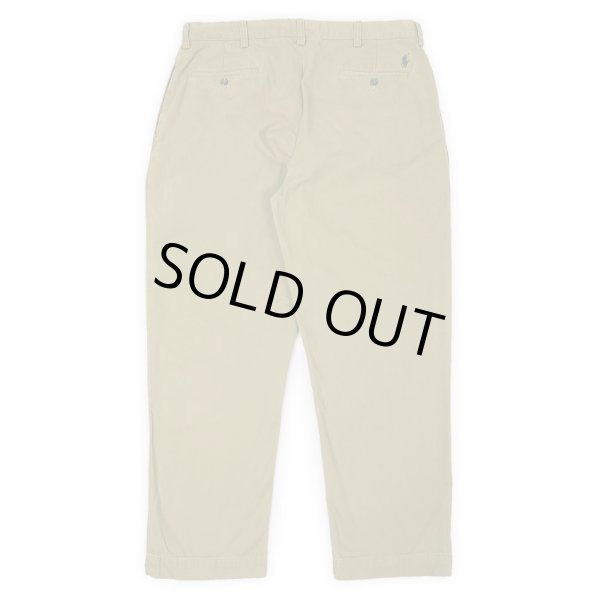 画像2: 00's Polo Ralph Lauren 2タック チノトラウザー "ETHAN PANT / W36 L30 / LIGHT BROWN" (2)