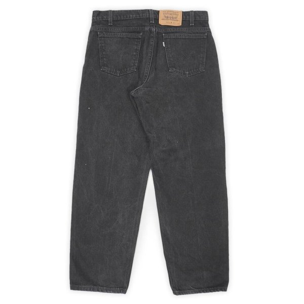 画像2: 90's Levi's 553-1759 ブラックデニムパンツ "MADE IN USA / W34 L29" (2)