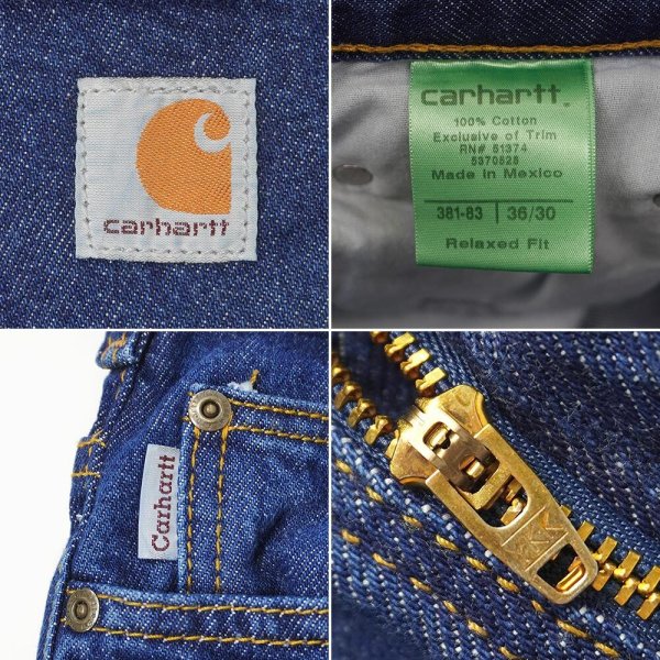 画像4: 00's Carhartt 5ポケット デニムパンツ “DEADSTOCK / W36 L30” (4)