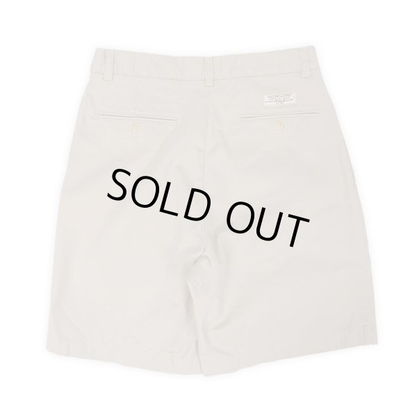 画像2: 90's Polo Ralph Lauren 2タック チノショーツ "TYLER SHORT / BEIGE" (2)