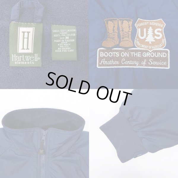 画像3: 00's US FOREST SERVICE フリースライナージャケット (3)