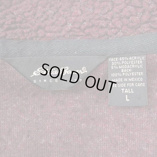 画像2: 00's Eddie Bauer ハーフジップ パイルフリースジャケット (2)