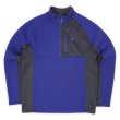 画像1: SPYDER ハーフジップ フリースジャケット "F22 / BLUE×NAVY" (1)