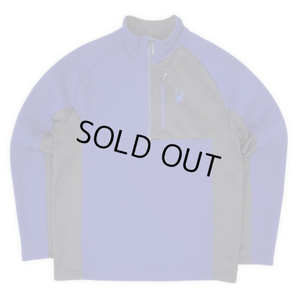 画像1: SPYDER ハーフジップ フリースジャケット "F22 / BLUE×NAVY" (1)