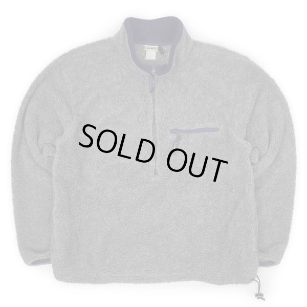 画像1: 90's L.L.Bean プルオーバー パイルフリースジャケット "GRAY" (1)