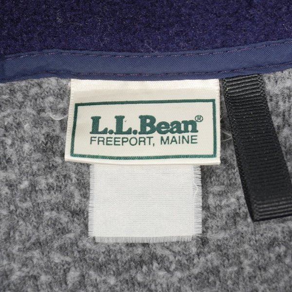 画像2: 90's L.L.Bean プルオーバー パイルフリースジャケット "GRAY" (2)