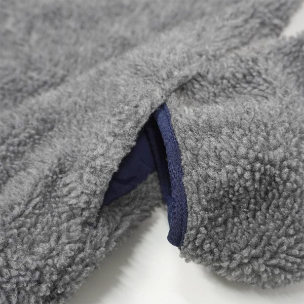 画像4: 90's L.L.Bean プルオーバー パイルフリースジャケット "GRAY" (4)