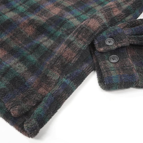 画像4: 90's L.L.Bean シャギーフリース シャツジャケット (4)