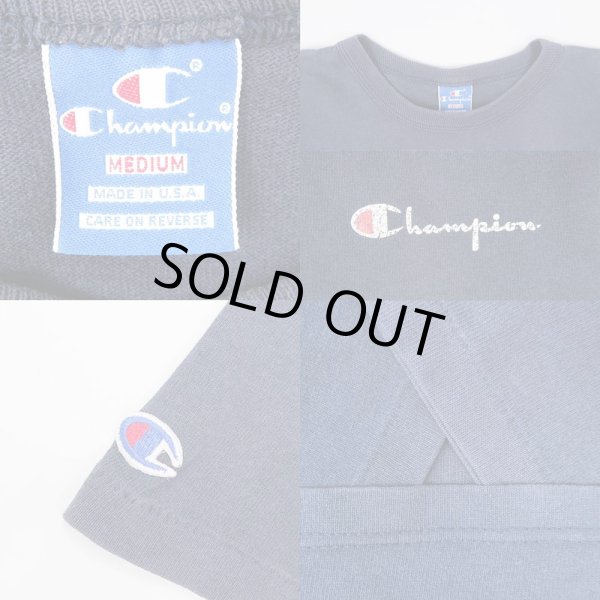 画像3: 90's Champion スクリプトロゴ Tシャツ "MADE IN USA" (3)