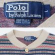 画像2: 90's Polo Ralph Lauren 総柄 ヘンリーネックカットソー "MADE IN USA" (2)