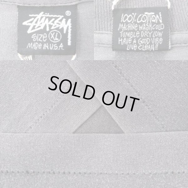 画像3: Early 90's OLD Stussy プリントTシャツ “黒タグ” (3)