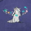 画像2: 90's Disney キャラクター刺繍 ポケットTシャツ "POCAHONTAS" (2)